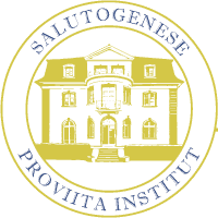 Logo Emblem Proviita Institut - weiss